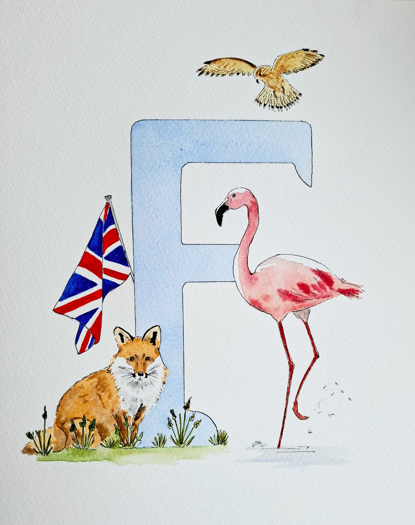 BESPOKE WATERCOLOUR INITIALS