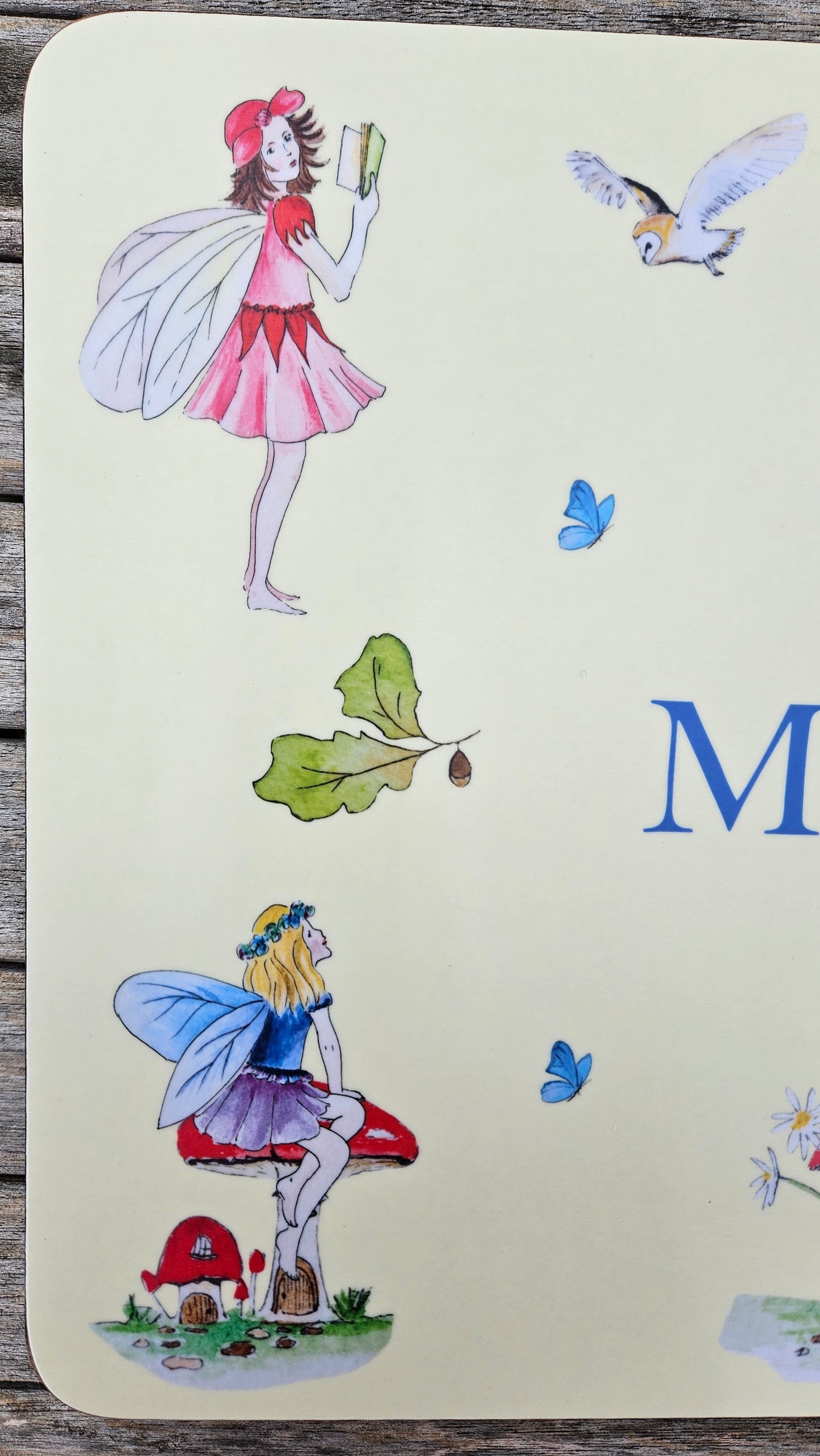 *NEW!* WOODLAND FAIRIES PLACEMAT