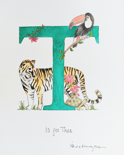 BESPOKE WATERCOLOUR INITIALS