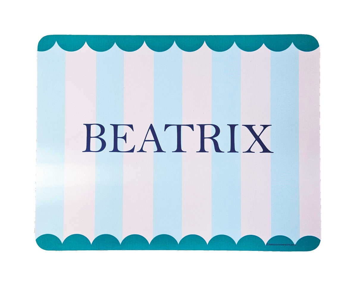 *NEW!* MINT / PINK CIRCUS STRIPE