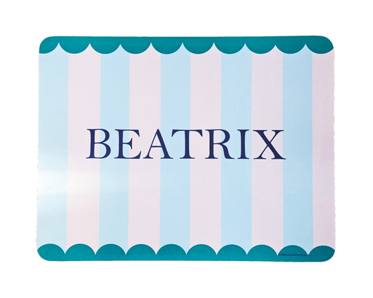 *NEW!* MINT / PINK CIRCUS STRIPE