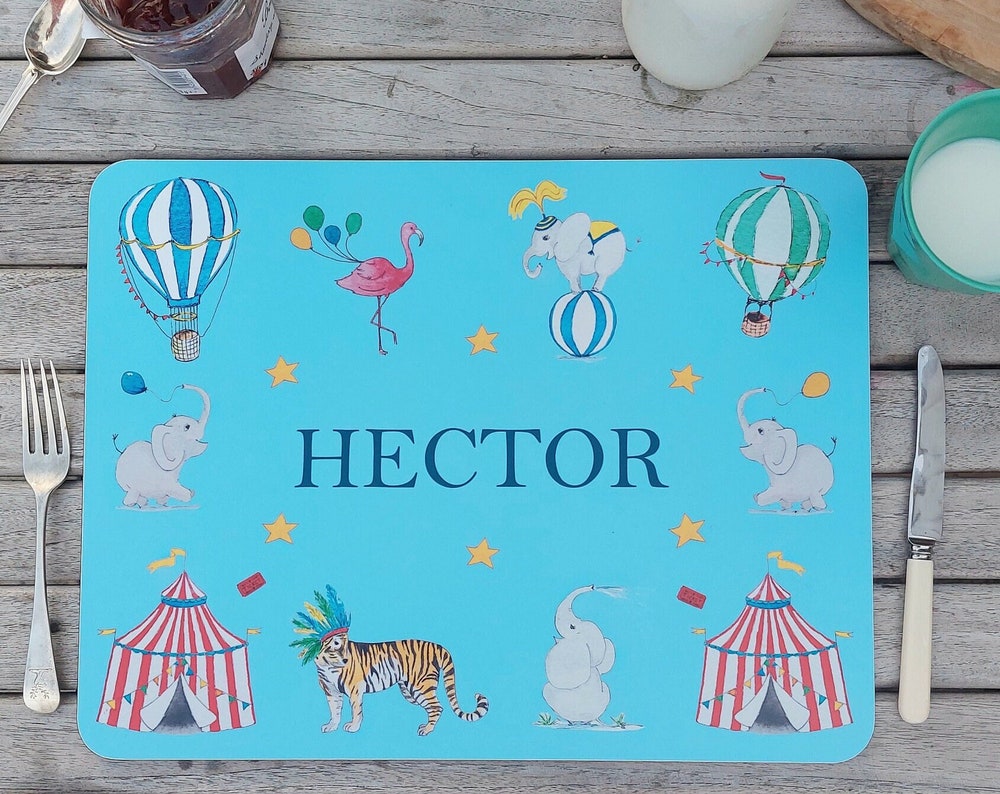 Personalised kid's placemat